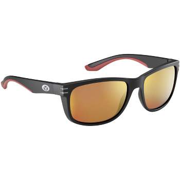 Flying Fisherman Double Header Polarized Sunglasses - Matte Tortoise/amber  : Target