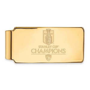 Black Bow Jewelry 14K Gold Plated Silver 2024 Champions Florida Panthers Money Clip - 1 of 4