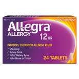 Allegra 12 Hour Allergy Relief Tablets - Fexofenadine Hydrochloride - 24ct