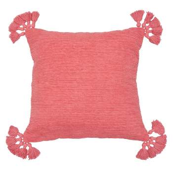 carol & frank Newport Hibiscus Textured Throw Pillow