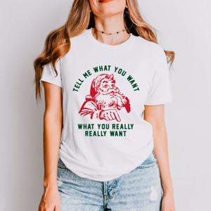 Simply Sage Market Tell Me What You Want Short Sleeve Tee - 1 of 4