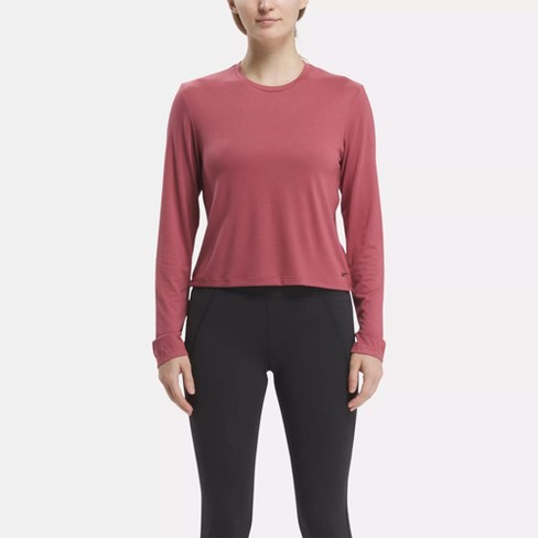 Reebok Yoga High Rise Performance Rib Leggings Xs Sedona Rose : Target