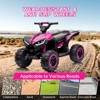 Kids Atv Ride-On Car - 4 Wheeler Electric Motorcycle, Remote, Forward/Reverse, Shock Absorber, Music Player, Usb, Ideal Toddler Gift - 4 of 4