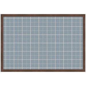 Kate and Laurel Framed Fabric Pinboard Light Blue Plaid Wall ...