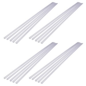 DELight 3.3" Plastic U Channel System 20PCS DEL-M011M for 9/16"W Warm White Rope Light Models DEL-D50W,DEL-D100W,DEL-D150W - 1 of 4