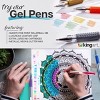 KINGART Gel Pens 24 Earth Tone Colors - 4 of 4
