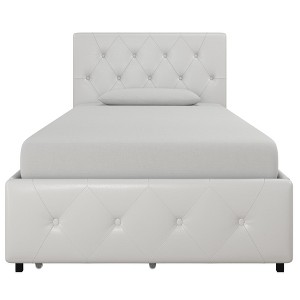 DHP Dakota Upholstered Bed with Storage Drawers - 1 of 4