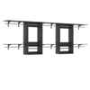 Aheaplus 96'' Wall-mounted Closet Storage Organizer,  Floating Closet System with Cuttable Shelves and Extendable Hanging Rods - 2 of 3