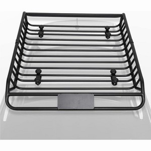 "63" Steel Roof Basket Carrier, 220LBS Load Capacity, Universal Fit, Truck & Car Luggage - 1 of 4