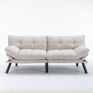 NicBex Modern Folding Sofa Bed, Versatile 2-in-1 Sleeper Sofa, Convertible Loveseat Sofa with Adjustable Armrests & Backrest, Couches for Living Room - 1 of 4