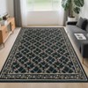 Boho Floral Area Rugs: Washable, Non-Slip, Ultra-Thin Stain-Resistant for Living Room/Bedroom/etc - 4 of 4
