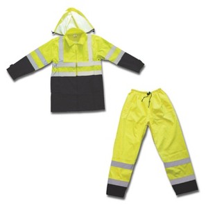 Forester Hi-Vis Insulated Bomber Jacket - Safety Green - 1 of 1