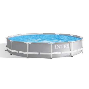 Intex 13 ft. Round Easy Set Above Ground Rope Tie PVC Vinyl Leaf Pool Cover  (4-Pack) 4 x 28026E - The Home Depot