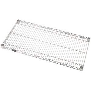 Quantum Storage Systems Wire Shelf, 36"W X 30"D, 600 - 800 Lb. Capacity, Chrome Plated Finish, Nsf - 1 of 2