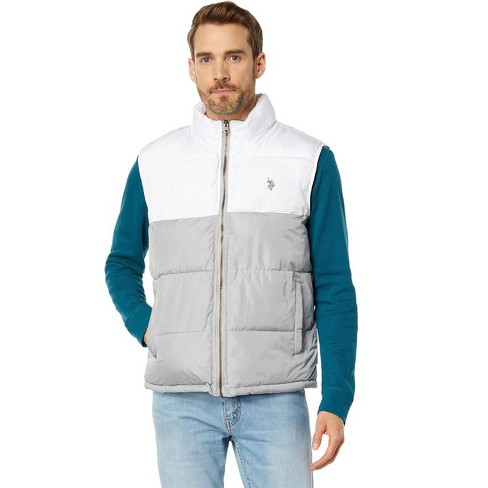 Us polo assn men's puffer clearance vest