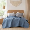 510 Design Valerie Boho Floral Reversible Quilt Bedding Set - 4 of 4