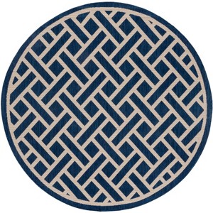 Courtyard Clayton CY6306 UV & Stain Resistant Non-Shedding Power Loomed Indoor/Outdoor Rugs - Safavieh - 1 of 4