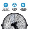 Newair 20" Outdoor Rated 2-in-1 High Velocity Floor or Wall Mounted Fan with 3 Fan Speeds and Adjustable Tilt Head - 3 of 4