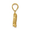 Black Bow Jewelry 14k Yellow Gold Polished and Satin Panther Pendant - 2 of 4