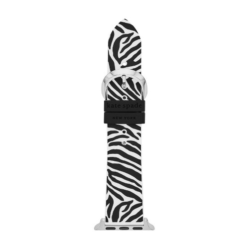 Kate Spade New York Apple Watch Zebra Print Silicone 38/40/41mm Band