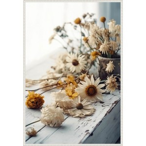 Amanti Art Dry Flowers Arrangement by Treechild Canvas Wall Art Print Framed 23 x 33-in. - 1 of 4