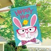 Hippity Hop Bunny Easter House Flag Chick Humor 28" x 40" Briarwood Lane - 4 of 4