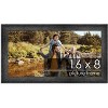 PosterPalooza | 16x8 Wide Barnwood Picture Frame, UV Acrylic, 6 Finishes - Grey, Brown, White, and Black - 2 of 4