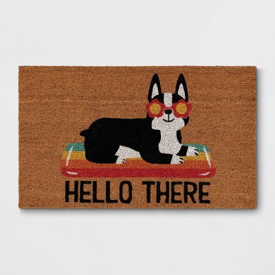 Photo 1 of 16x26 Hello Summer Dog Doormat Natural - Threshold1014684916
