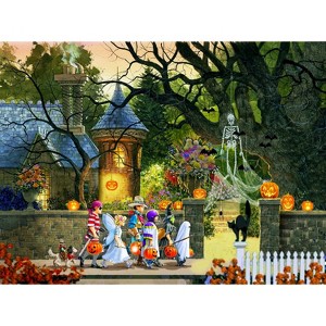 Sunsout Friends on Halloween 1000 pc  Halloween Jigsaw Puzzle 51224 - 1 of 4