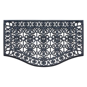 A1HC Large Outdoor Floor Door Mat, 24"X39", Natural Rubber Grill Drainable Design & Anti Fatigue Doormat - 1 of 4