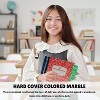Wide Ruled Notebook Assorted Color, Marble Composition Notebook, Primary K-2, College Ruled - 3 pcs Notebooks for School - 2 of 4