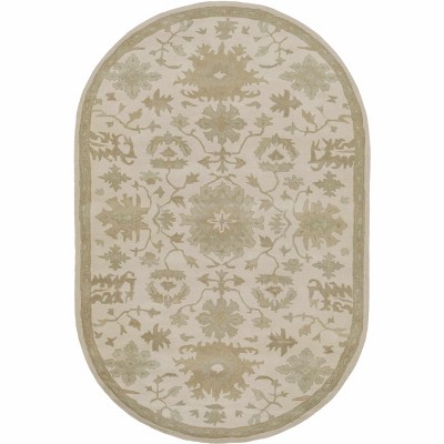 Hauteloom Hazen 1197 Hand Tufted Light Beige Wool Rug