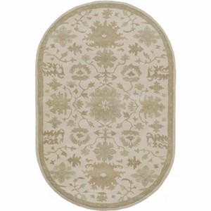 Hauteloom Hazen 1197 Hand Tufted Light Beige Wool Rug - 1 of 4