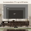 LOVSON 78 " Mid Century Modern TV Stand for 65+ Inch TVs, TV Console with Storage Cabinets for Living Room, Entertainment Center Storage - 4 of 4