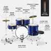 Best Choice Products 5-Piece Beginner Drum Set w/ Snare, Bass, Toms, Cymbal, Hi-Hat, Sticks, Chair, Drum Pedal - 2 of 4