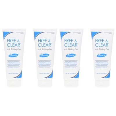 Vanicream Free & Clear Hair Styling Gel 7 oz 4 Pack