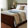 Foot Prints on the Heart 50x60 inch Cotton Tapestry – Inspirational Decorative Throw by Manual Woodworkers and Weavers - 3 of 3