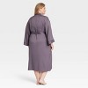 Women's Luxury Collection Shadow Striped Long Satin Robe - Auden™ - 2 of 3