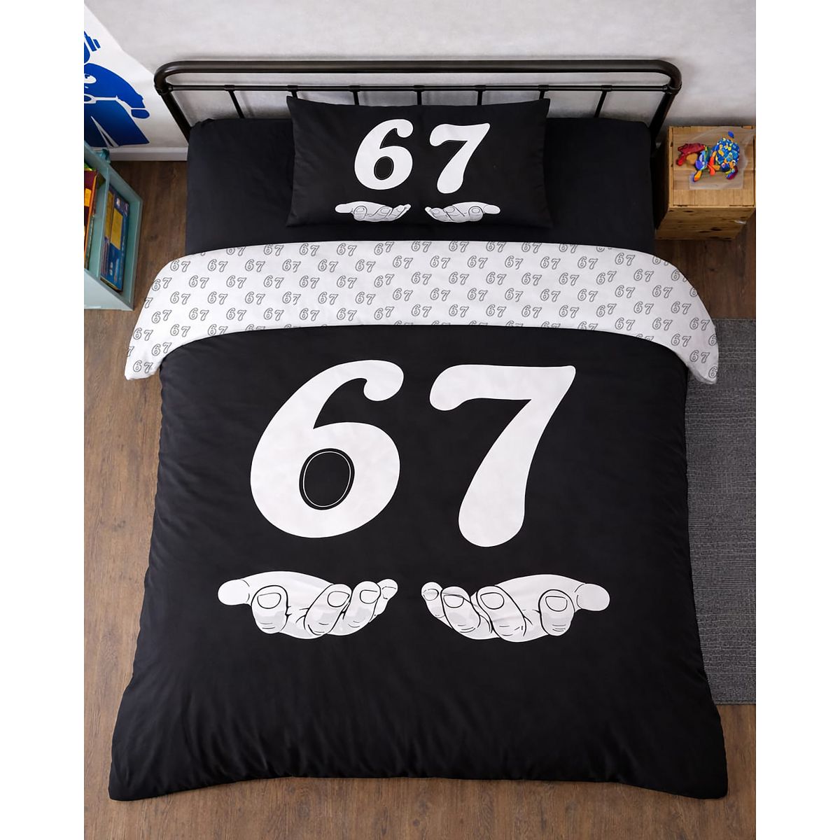 Mère & Moi: 6-7 Reversible Duvet Cover Set, Machine Washable, Teen Bedding - thumbnail 8