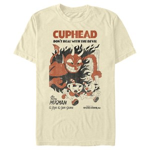 Men's Cuphead Retro Devil Deal T-Shirt - 1 of 4