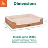 FurHaven Plush & Embossed Velvet Dreamer Orthopedic Sofa Pet Bed for Dogs and Cats - 2 of 4