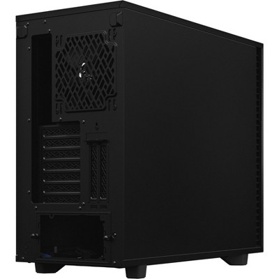 Black Brushed Aluminum Steel E-ATX Silent Modular Mid Tower Case