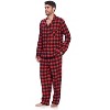 Ashford & Brooks Mens Flannel Plaid Pajamas Long Pj Set - 2 of 4