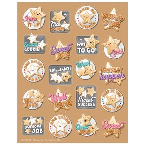 Eureka Star Cookies Sugar Cookie Scented Stickers, Pack of 80 (Pack of 6) - 1 of 1