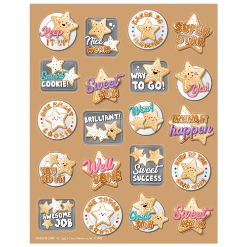 Eureka Star Cookies Sugar Cookie Scented Stickers, Pack of 80 (Pack of 6) - image 1 of 1