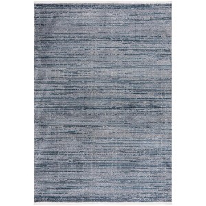 Mila MIL238 Power Loomed Indoor Area Rug - Blue/Ivory - 5'3"x7'6"- Safavieh - 1 of 4