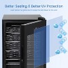 Acekool 24-Bottle Built-In Wine Cooler - Black Metal Frame with Digital Control (40-65°F), Adjustable Shelves - 3 of 4