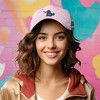 Dalix Giant Lizard Kaiju Embroidered Cotton Dad Hat Baseball Cap Adjustable Glow in the Dark Mens - 3 of 4