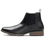 IUV Cowboy Boots For Men Ankle Boots Chelsea Men Black/Brown - 3 of 4