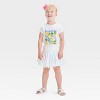Grayson Mini Toddler Girls' Ribbed White Capri LemonT-Shirt - White - 4 of 4